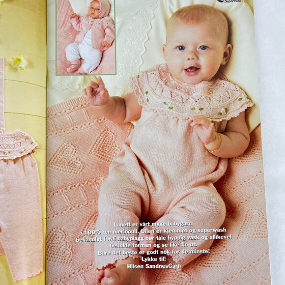 Sandnes Lanett Baby Knitting Pattern Book 0514 Toddler SandnesGarn Norwegian 0-4 - Picture 4 of 16